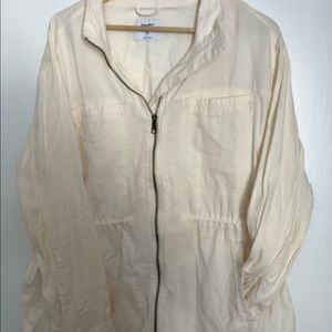 COPY - NWT’s Womens xxlg linen blend utility jacket